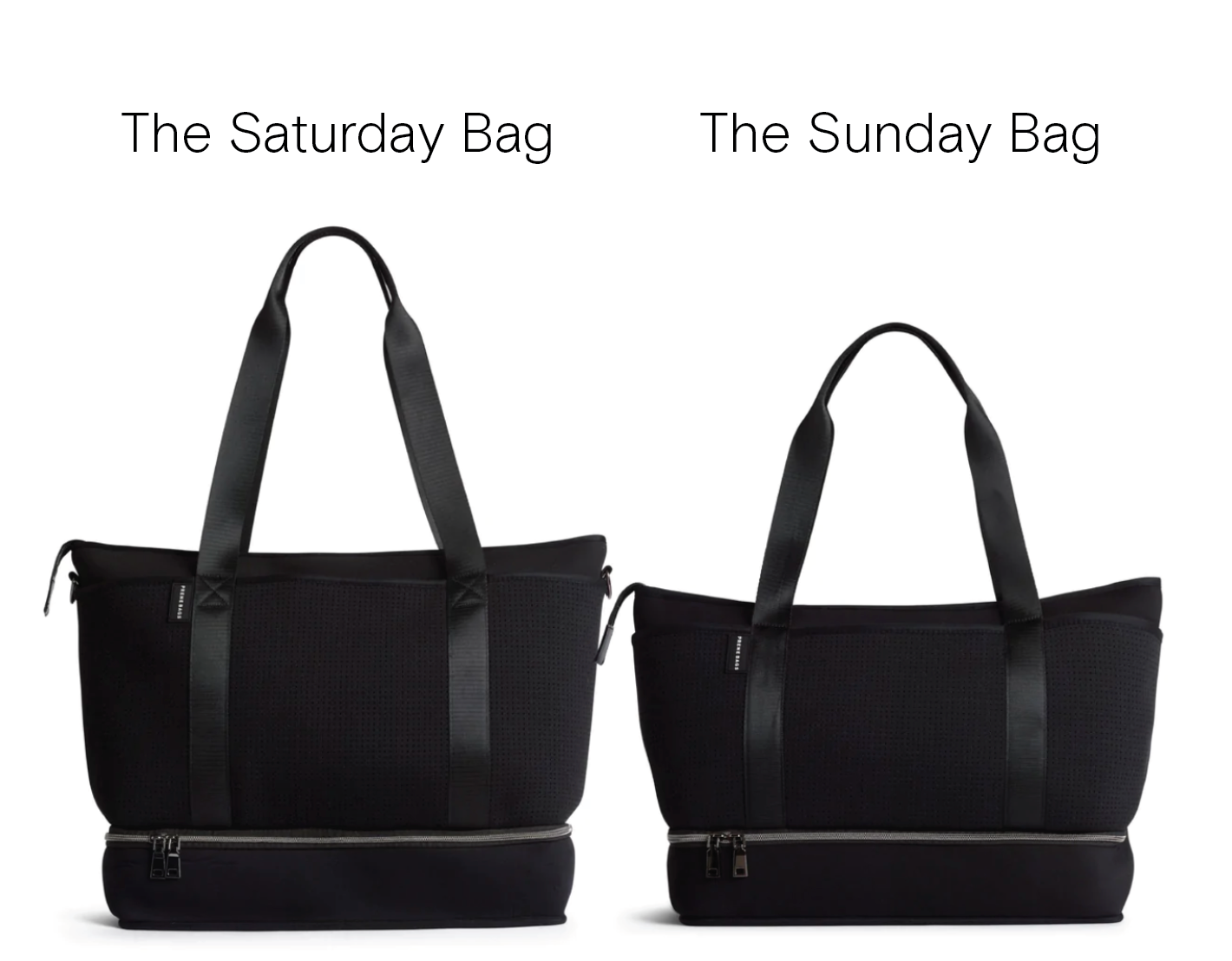 The Saturday Bag (LIGHT GREY MARLE) Neoprene Tote / Baby / Travel Bag