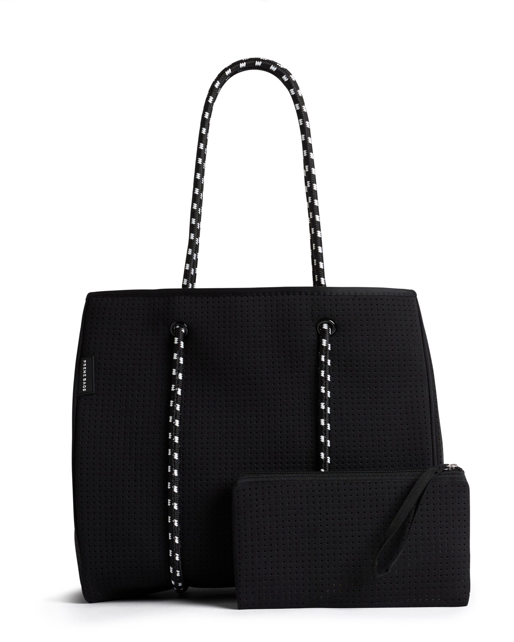 The Brighton Bag (BLACK) Neoprene Tote Bag