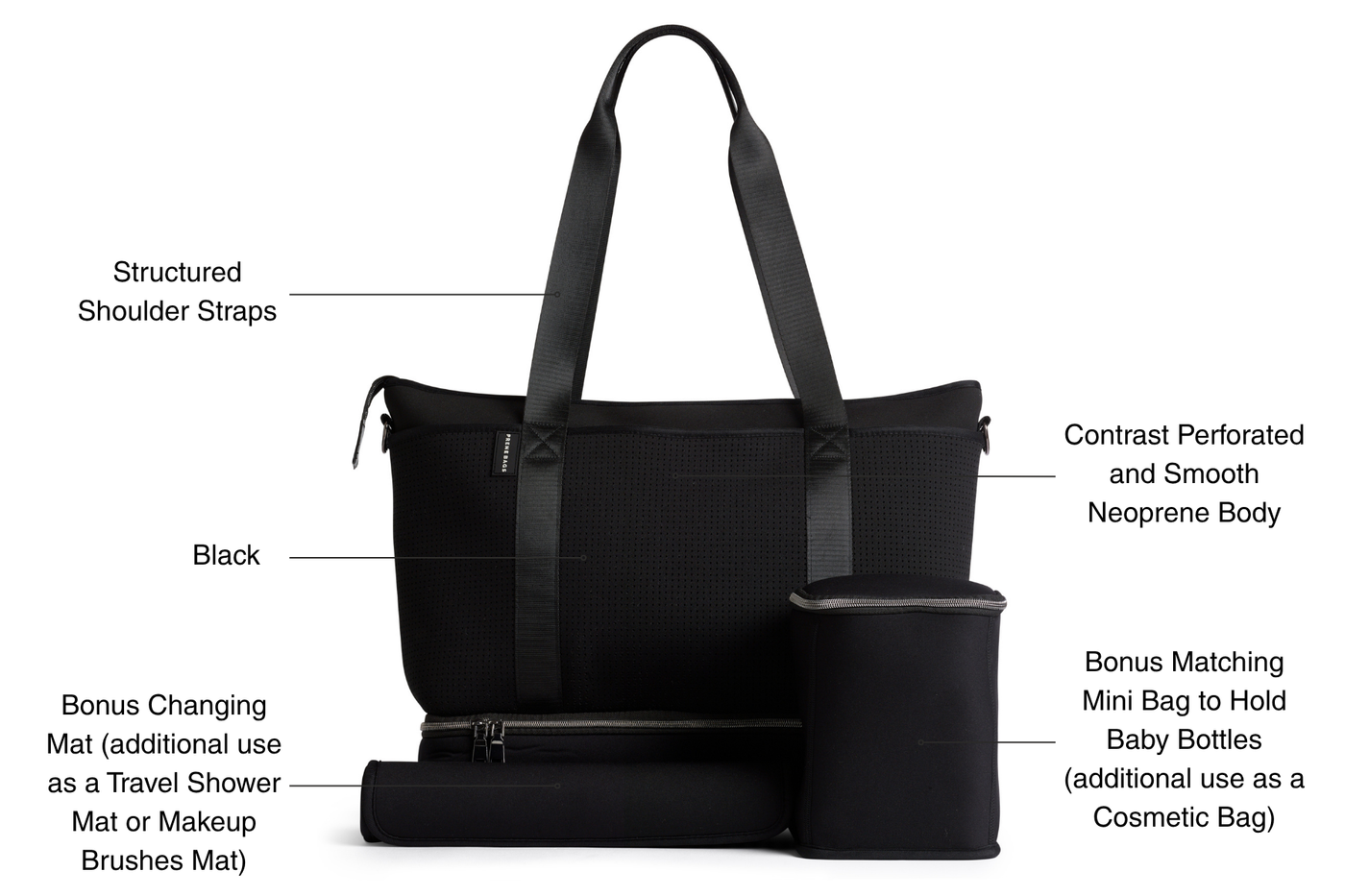 bebe danielle mini black leather backpack Prene