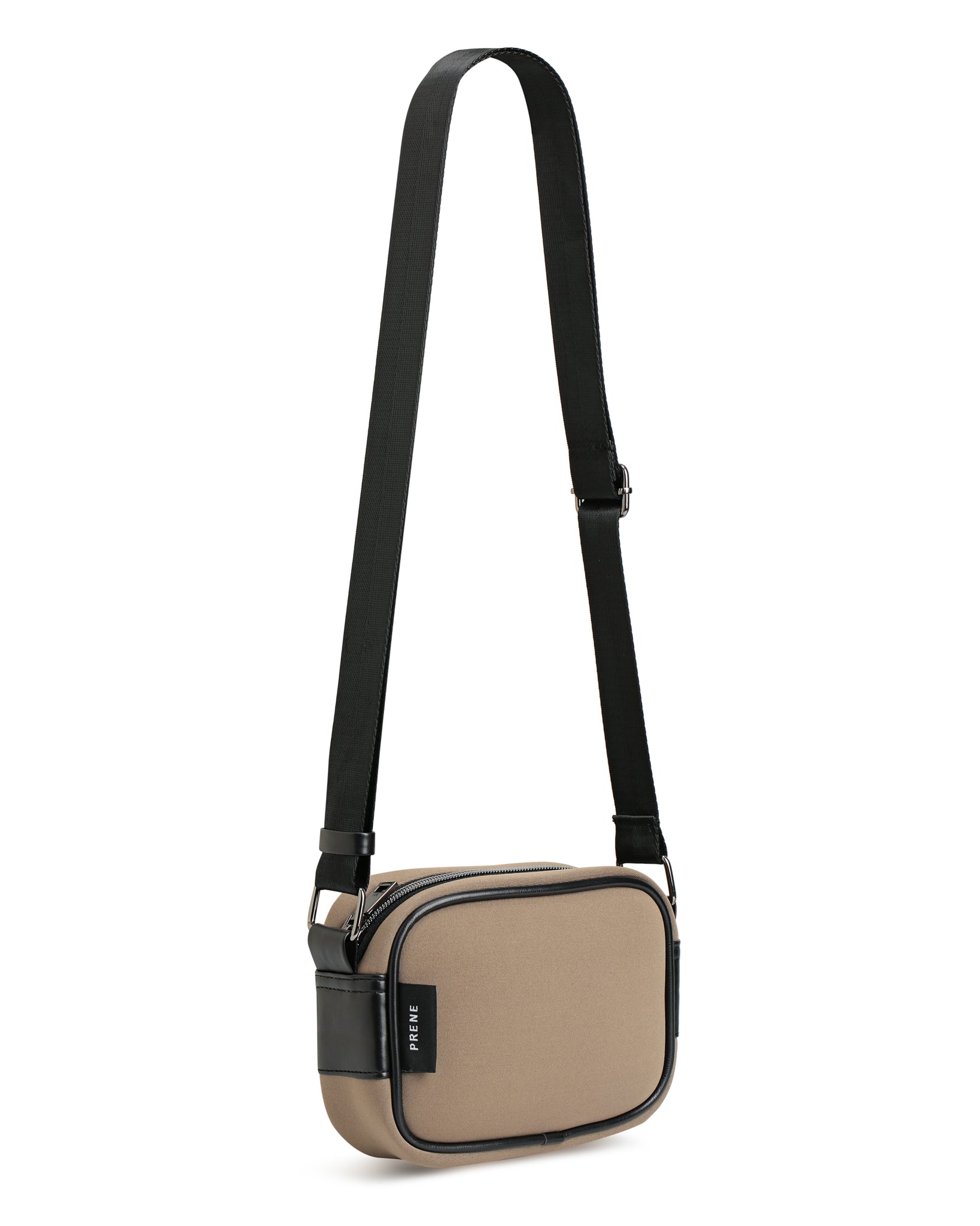 The Perry Bag (WALNUT) Neoprene Crossbody Bag