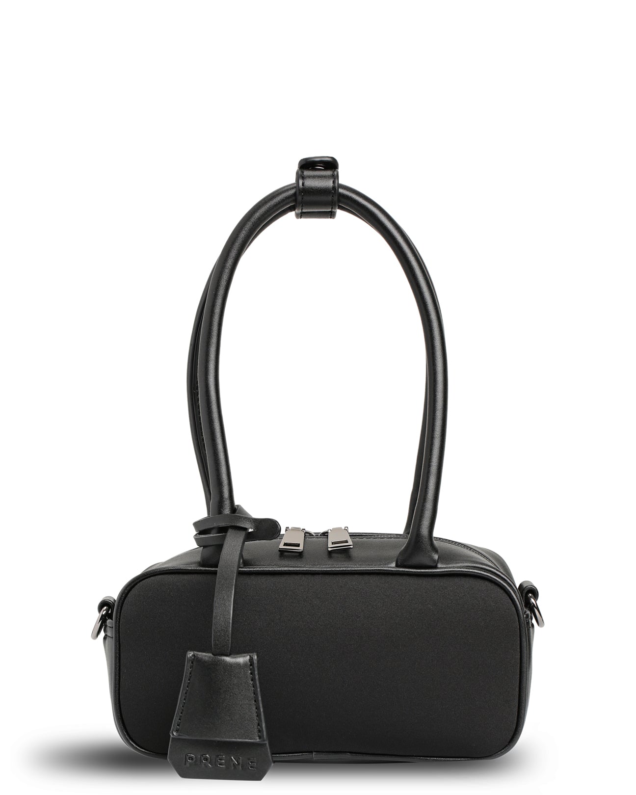 The Hallie Bag (BLACK) Neoprene Mini Crossbody Bag