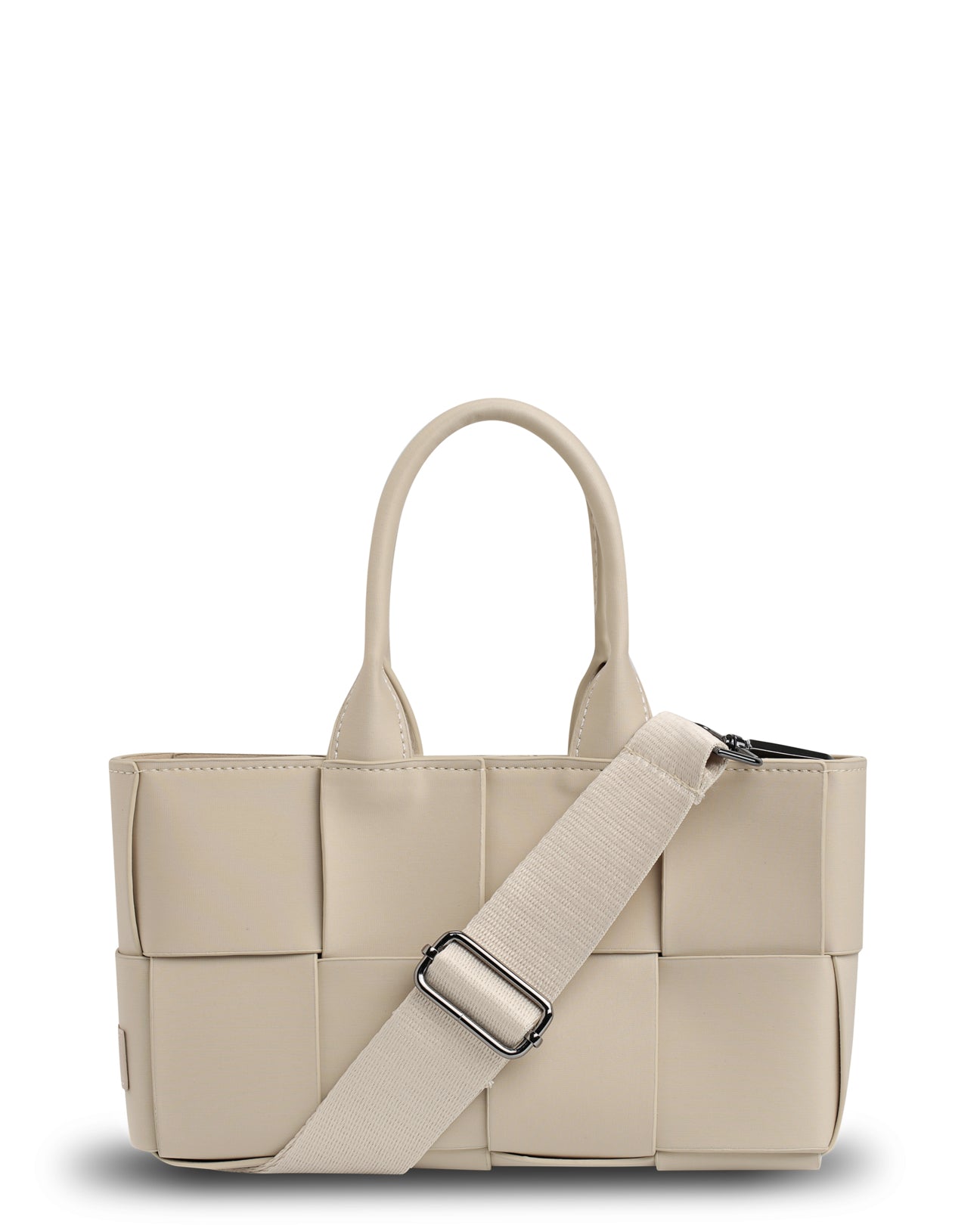 Prene | The Martini Bag (BUFF BEIGE) Woven Neoprene Mini Tote/Crossbod