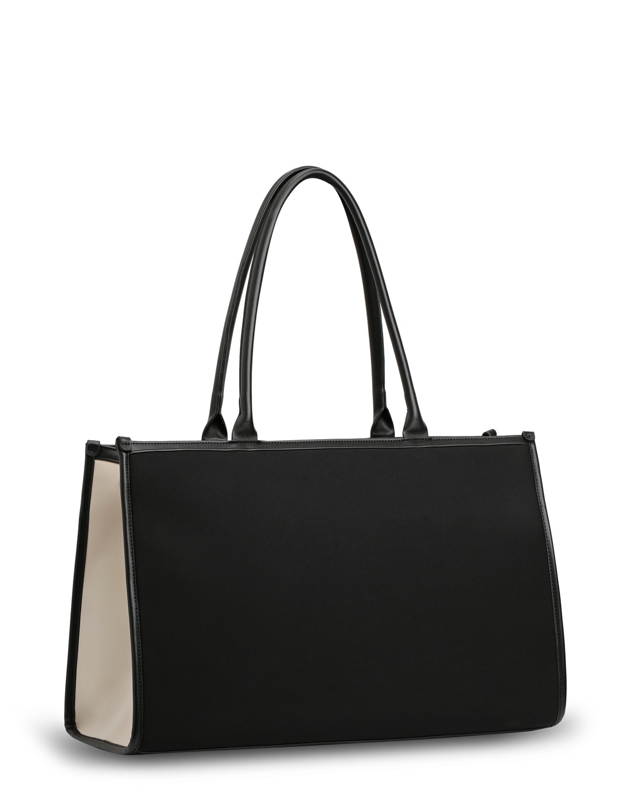 The Era Bag (BLACK/CREAM CONTRAST) Neoprene Tote Bag