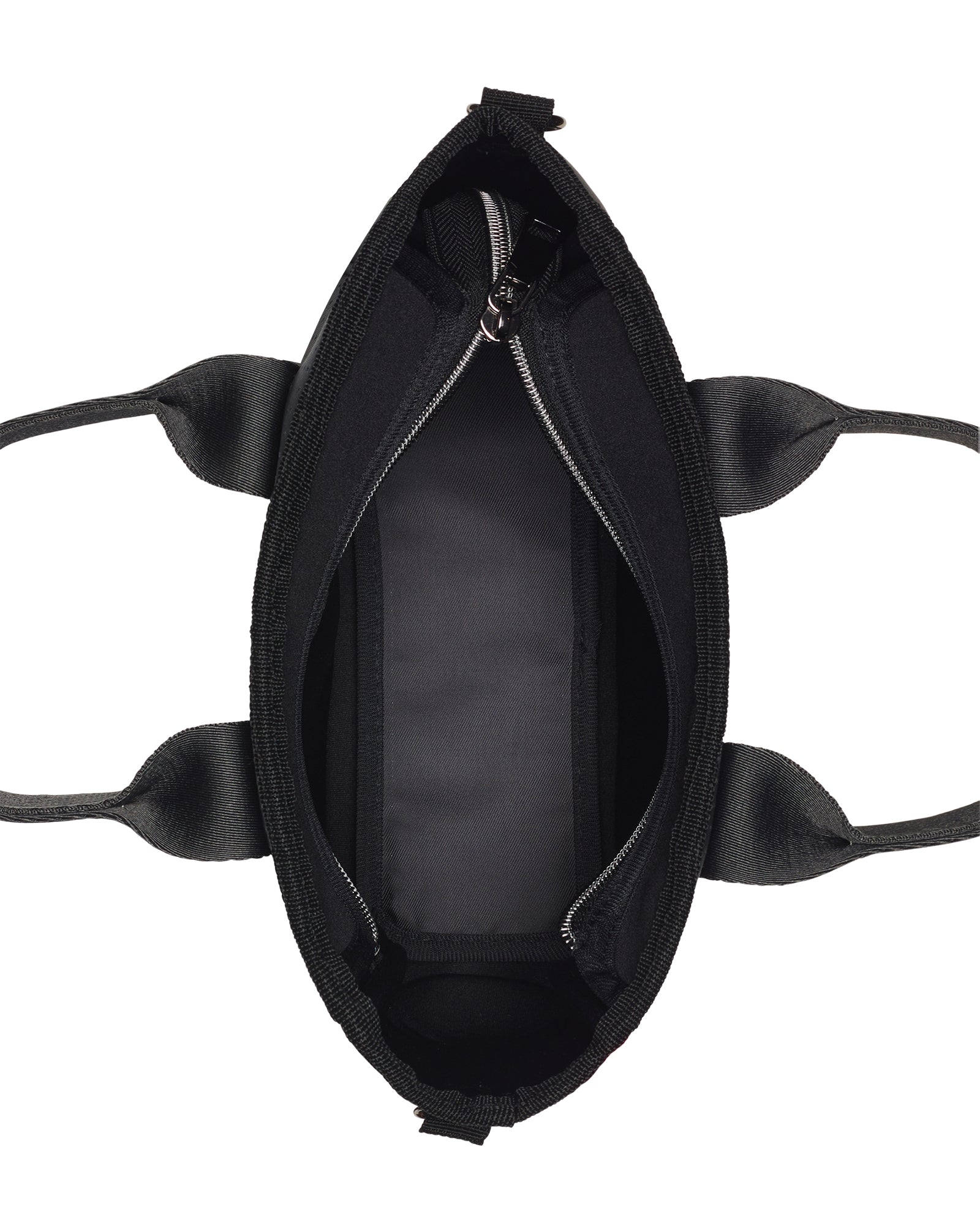 The Mila Bag (BLACK) Neoprene Crossbody / Hand Bag