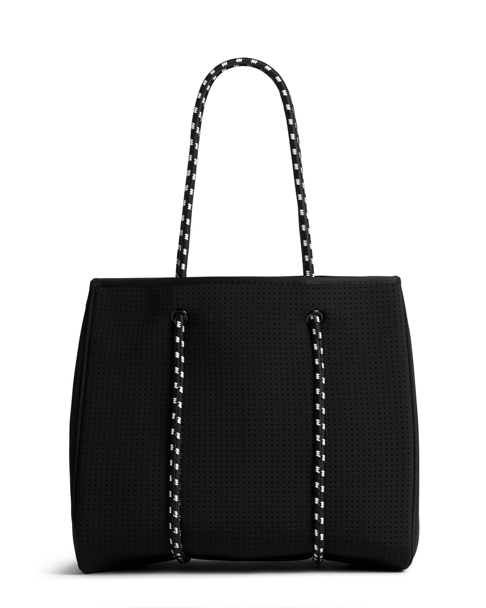 The Brighton Bag (BLACK) Neoprene Tote Bag - Main Image