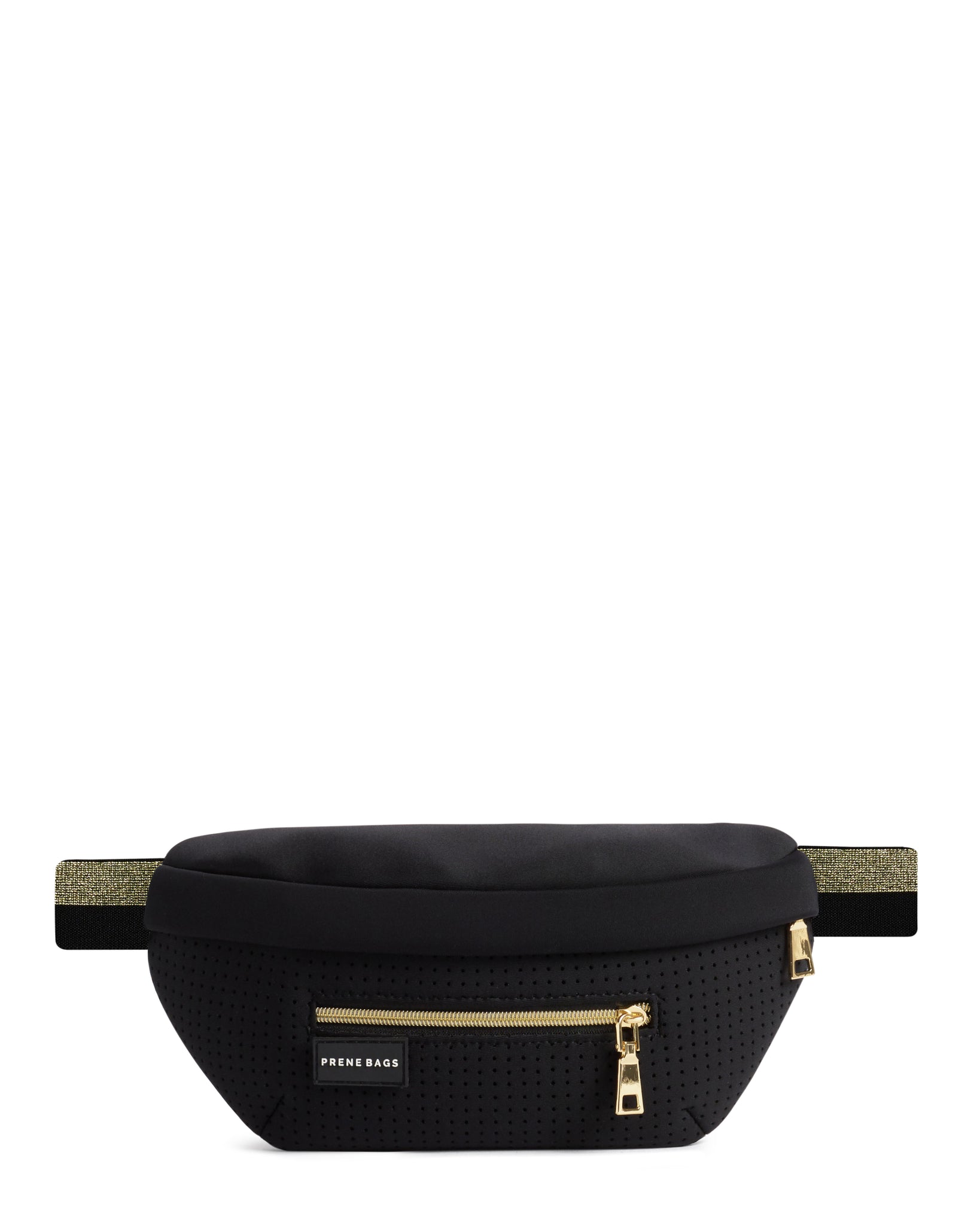 The Sportif Waist Bag - Rebecca Judd x Prene (BLACK / GOLD) Neoprene Bum / Waist / Chest Bag